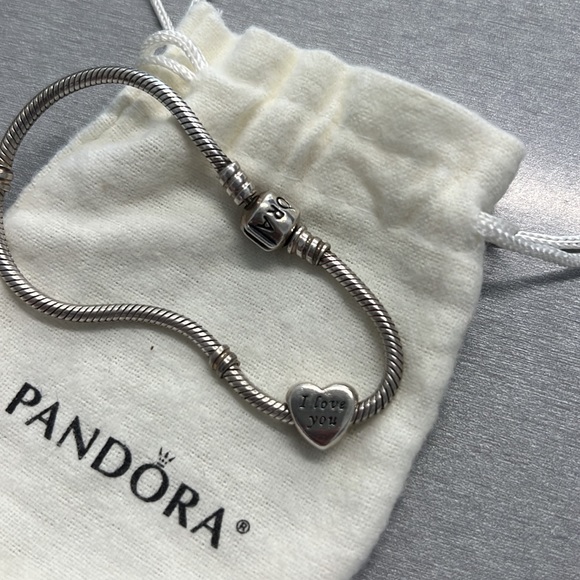 Pandora Bracelet with 1 charm - Picture 2 of 2